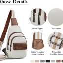 Sling Bag Crossbody Bags for Women Small Cross Body Bag Fanny Packs Chest Sling Purse for Daily Travel Leisure Sport