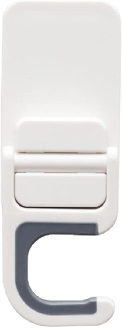 Mop Broom Holder Mop Broom Rack with 180-Degree Rotating Buckle Self Adhesive Strong Stickiness Waterproof Mop Wall Hanging Clip Holder Mop Hanger