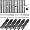 Replacement Part Kit for Nexgrill Deluxe 6 Burner 720-0896B 720-0898 720-0896E 720-0896X 720-0896C 730-0898 720-0898A Heat Plates Grill Burners Flame Tamers and 3 Pack Cooking Grates for Nexgrill