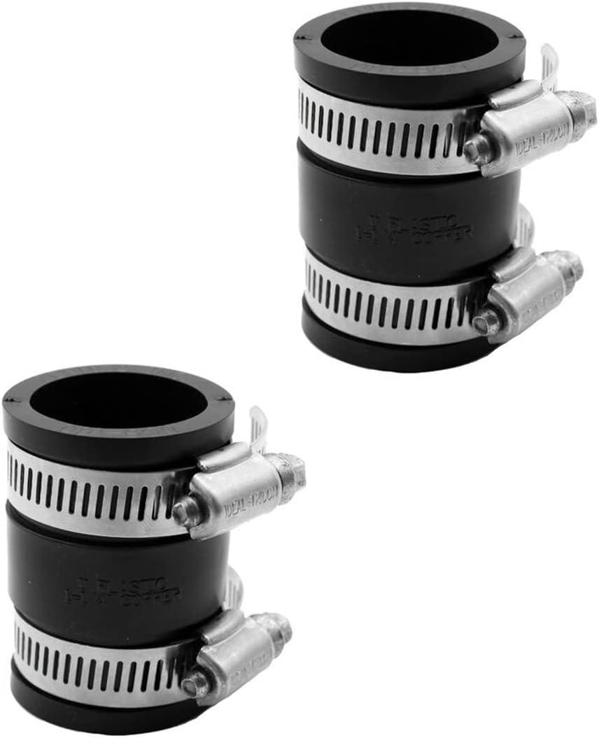 Fernco 1056-100 1-in. Flexible PVC Pipe Coupling for Plastic and Copper Plumbing Connections, 2-Pack Fernco 1056-100 1-in. Flexible PVC Pipe Coupling for Plastic and Copper Plumbing Connections, 2-Pack