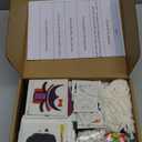 24 Sets Halloween Craft Kit DIY Themed Crafts with Beads Felt Ornament Create Your Own Holiday Art for Table Party Favors School Classroom Activities Decoration