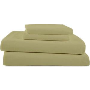 Ready To Rest RV Full Sheets (53 x 75) - Sage Solid, 4 Piece Camper Sheet Set, 100% Egyption Cotton, 8 Inch Deep Pocket Fitted Sheet with Elastic All Around, Soft & Luxurious, Hotel Quality Sheets