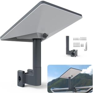 Starlink Mini Mount, RV Ladder Mount for Starlink Mini, Aluminum Alloy Starlink Kit with Installation Range 0.8-1.97 Pipe Adapter for RV/Ladder/Pole/Rack/Roof Starlink Mini Accessories