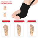 2PCS Bunion Corrector for Women & Men,Big Toe Separators-Bunion Splint-Bunion Pads-Hammer Toes Straightener-Toes Spacers Pain Relief, Comfortable & Breathable for Day/Night
