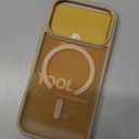 Miracase Magnetic for iPhone 17 Pro Case 6.3" with Screen Protector, [Compatible with MagSafe] Military-Grade Protection, Anti-Fingerprint, Slim Thin Phone Case for 17 Pro Cover, Khaki Gold