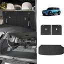 BestEvMod Cargo Liners Vehicle Mat Compatible with Kia EV9 2024 2025 2026 Accessories (Fit 6 Seats Only) TPE 3rd Row Protector Trunk (6-Seat Back Mat + Trunk Liner)