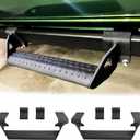 2 Door Add on Running Boards Side Steps for Ford Bronco 2021 2022 2023 2024 Black Side Steps Non-Slip Rust Prevention