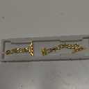 Slim Gold Band for Women Feminine Elegant Compatible with Apple Watch 38mm 40mm 41mm 42mm (S10/11) Adjustable Metal Strap Dressy Chain Bracelet for iWatch Series 11/10/9/8/7/6/5/4/SE/3/2/1