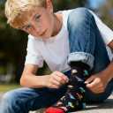Zmart Birthday Gift Ideas for Teens - 13-19 Year Old Birthday Socks for Boys Girls Son (Black)