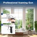 2X PU Spray Foam Gun, sealant Foam Gun, Spray Foam Distribution Gun, Spray Thermal Insulation Expansion Foam Gun, Used to Fill The Gaps of Sealed Windows