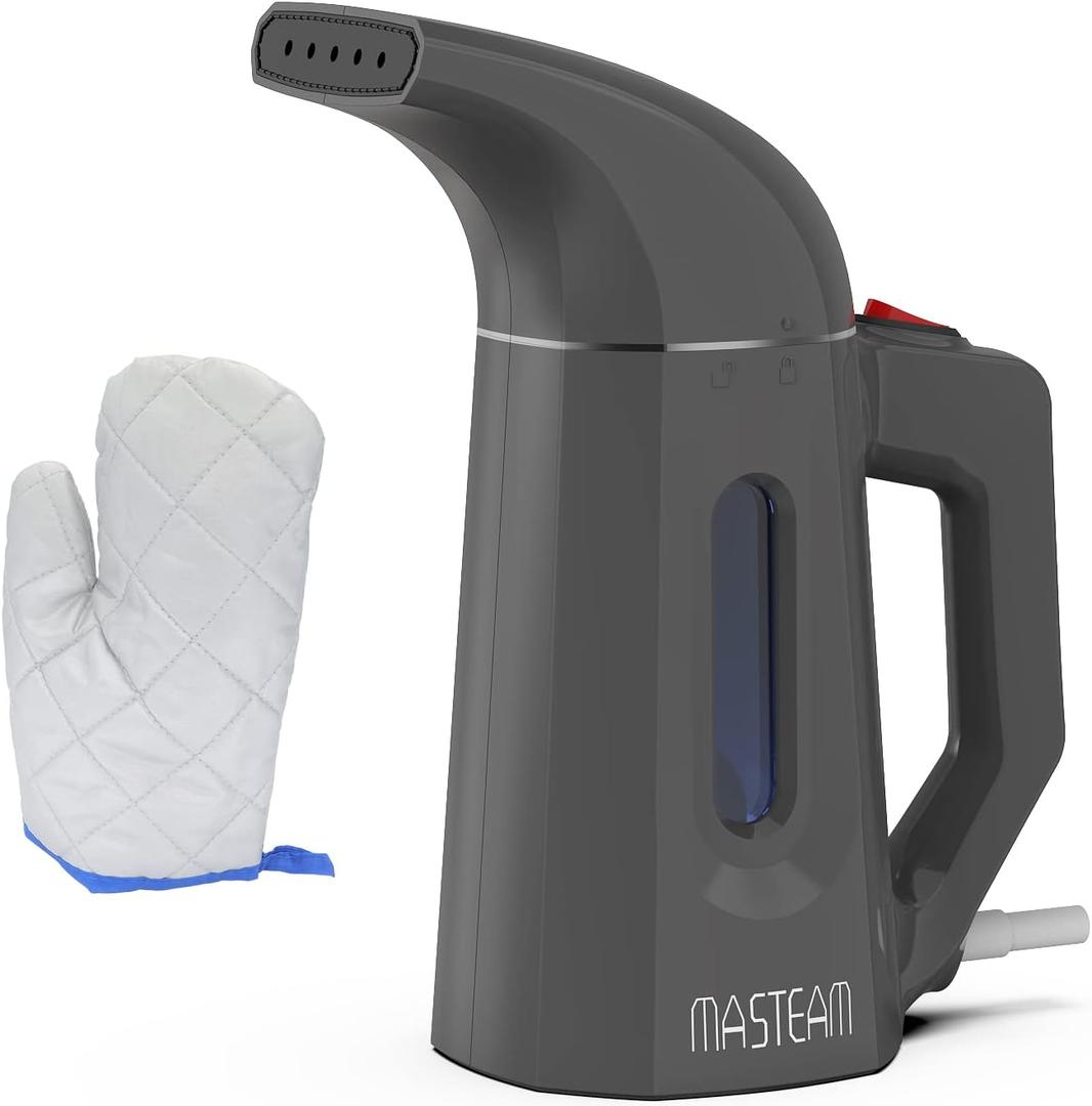 Handheld Steamer for Clothes Wrinkle Removes,Garment Steamer for Hat,1.5lbs Lightly,40s Fast Heat-up,8 FT Power Cord,800W, for Home and Travel with Automatic Shut-Off Safety Protection (Grey)