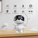 Cute Bear 2K Wireless-Smart Robot Home Security Camera - Nanny & Pet Motion Monitor, Baby Cry Detection Alarm, Privacy Mode, 5G Dual-Band, PanTilt, Full HD Night Vision, 24/7 Recording, 2-Way Audio