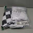 Fast Party Arch Backdrop Cover Set of 3 Racing Theme Arch Covers Spandex Stretch Backdrop Stand 4ft, 5ft, 6ft for Wedding Birthday Banquet Ceremony Decoration(Black)