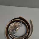 XZQTIVE 3 Pack Women Belts For Jeans Dresses Pants Ladies Leather Waist Belt with Gold Buckle (Fit Pant 24-29in, Square Buckle Black+brown+beige)