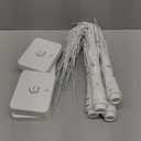 PEIDUO Christmas Decorations Indoor, 22" Tabletop Tree with LED Lights, White Birch Tree for Home Decor, Fairy Light Tree for Room Inside Fireplace Christmas Decorations, Battery Powered, Timer (4PK)