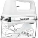 Cuisinart Power Advantage PLUS 9-Speed Hand Mixer, 220W-Motor Hand Blender Electric Mixer with 9 Speed Settings, Extra-Long Dishwasher-Safe Beaters, 3 Low Mixing Speeds, Storage Case, HM-90S, White Missing Parts.