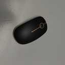 VssoPlor Wireless Mouse, 2.4G Slim Portable Computer Laptop Mouse with Nano Receiver Quiet Silent Optical Mice for Notebook, PC, Laptop, Computer-Black and Gold