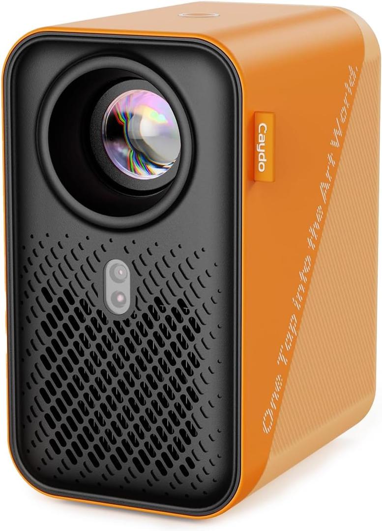 Caydo P1 Art Projector with Exclusive Drawing App for Artists, Portable Auto Focus & Keystone LED Projector for Drawing and Tracing, 4K Support, 100 Display, Compatible with iOS/Android, Upgraded Amber And Honey