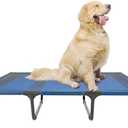 suddus Elevated Dogs Bed Waterproof Outdoor, Portable Raised Dog Bed, Dog Beds Off The Floor, Dogs Bed Easy Clean Indoor or Outdoor Use, X-Large, Blue