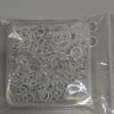 BEADNOVA 8mm Open Jump Rings Silver Jump Rings for Jewelry Making and Keychains (300Pcs)