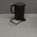 Cuisinart Soho 1-Liter Double Wall Electric Hot Water Kettle, Tea Kettle with Stainless Steel Interior, One Touch Operation to Boil Water for Tea, Hot Cocoa, or Instant Oatmeal, CK-10BK, Black