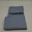 Comfort Spaces 100% Cotton Sheet Set Breathable, Lightweight, Soft with 14" Elastic Pocket Fits up to 16" Mattress, All Season Cozy Bedding, Matching Pillow Case, Full Blue 4 Piece