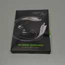 Neckband Bluetooth Headphones, Around The Neck Headphones 24H+ Playtime, Bluetooth Headsets with Call Vibration, Shark Jaw Design Wireless Earbuds+Noise Isolation/Built-in Mic/IPX7 Waterproof (Black)