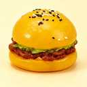 3 x Taba Hamburger Squishy, Ultra Soft Silicone, Stress-Relief Squeeze Toy
