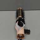 Dual Voltage Travel Hair Dryer Brush Mini Hot Air Brush with European Plug One Step Blow Dryer and Styler Volumizer for Home and Salon Use