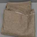 Long No Hooks Needed Linen Textured Shower Curtain with Snap-in Fabric Liner Set,Hotel Luxury Decor Shower Curtains for Bathroom,Waterproof & Washable,71Wx80H,Khaki/Tan