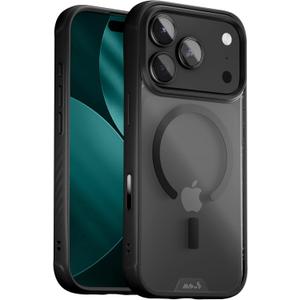 Mous for iPhone 17 Pro Max Clear Case, Camera Control Cover, Magsafe Compatible, Anti-Yellowing Cover