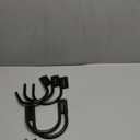 OwnMy 10PCS E Track Hooks J Hooks 2" and 4" Heavy Duty Steel X Track Hook for Hanging, Wall Mount E-Track Accessories for Enclosed Trailers Hook for Semi-Truck Cargo Van