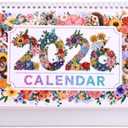 icceemee 2026 Calendar Desk Calendar DIY Diamond Painting Art with Animals theme Calendar, Monthly Flip Planner with To-Do List, Handmade Craft for Office & Home Decor Gift