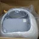 MeoWant Self-Cleaning Cat Litter Box, 75L Extra Large Open Automatic Cat Litter Box for Multi Cats, Integrated Safety Protection/APP Control/Odor Removal Smart Box with Mat & Liner (Yellow)