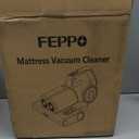 FEPPO Mattress Vacuum Cleaner, 16Kpa Bed Vacuum Cleaner with 253.7nm UV-C Light, 140F Heat, HEPA Filter & Ultrasonic, Versatile Handheld Vacuums for Bed, Sofa, Couch, Crib(Corded, 500W) (Violetgrey)