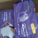 Amazon Basics Maximum Absorbency Incontinence Underwear for Women, Disposable Postpartum, Bladder Leak Protection, Odor Control, Soft, Medium, Lavender, 60 Count (3 Packs of 20)
