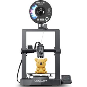 Creality Ender 3 V3 KE 3D Printer, CR Touch Auto Leveling 500mm/s Printing Speed Sprite Direct Extruder Supports 300, Dual Fans and X-axis Linear Rail Build Volume 8.66x8.66x9.44 inch