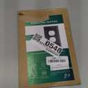 4-Pack Duplex Outlet Cover Plate, Decorative Matte Black Switch Plates and Outlet Covers, Natural Bamboo Fiber Wall Plates for Electrical Outlets, 1 Gang Receptacle Cover, Corrosion Resistant