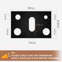 Stove Top Protector for Samsung Gas Range, Gas Stove Burner Liners for Samsung, Keep Stove Clean (2 pack)