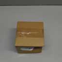 98mm Clear Flat Lids with Straw Slot, Plastic Disposable PET Cup Lids for 12, 16, 20 and 24 oz Cups for Iced Coffee Ice Cream Milkshake Party Supplies, Pack of 35