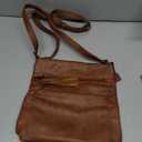 MASINTOR Crossbody Purses for Women, Multi Pocket Casual Crossbody Bag, Adjustable Strap Shoulder Bag with Tassel (Mocha Brown)