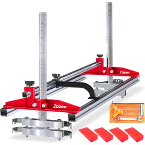 Zozen Chainsaw Mill, Portable Sawmill - Can be Assembled into 3 sizes for Independent Use, Suitable for 14-36 Inches Planking Milling Bar, A Flexible Cutting Guide System for Builders and Woodworkers