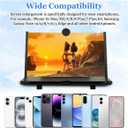 Magnifier & Blue Light Filter - Phone Screen, Books, Fine Print - Make Anything Bigger and Easy to See - Hands Free - No-Batteries Needed - Hundreds of Uses - Phone Compatibility - Universal