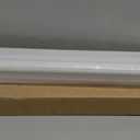 Motorized Zebra Blinds with Remote, White, 34" W x 72" H