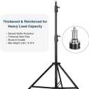 9.19 FT Aluminum Alloy Tripod for Xbotgo Falcon,Chameleon, Lights - Heavy-Duty Stand, Weight Bag & Carrying Bag for Photography/Video Recording