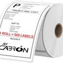 Ay Cabron Professional-Grade 4" x 6" Thermal Shipping Labels Weather-Resistant Adhesive - Barcode & Address Compatible | 500 Labels per Roll - 4" x 6" (100 x 150 mm) - 1 ROLL = 500 Labels