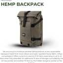 Nomad Backpack - The 3-in-1 expandable hemp backpack for nomads, 20L