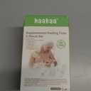 haakaa Supplemental Feeding Tube & Pouch Set, Baby Supplemental Nursing System, SNS Breastfeeding System, Food Grade Silicone, New Upgraded Design with Dual Tube Flow Control