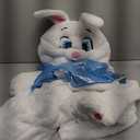 Morph Easter Bunny Costume Adult Rabbit Mascot Outfit Bunny Suit for Adults - Perfect for Easter Costumes and Events, Size XL