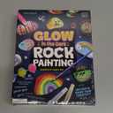 Dan&Darci Kids Rock Painting Kit - Glow in The Dark - Arts & Crafts Gifts for Boys and Girls Ages 6-12 - Craft Activities Kits - Creative Art Toys for 6, 7, 8, 9, 10, 11 & 12 Year Old Kid